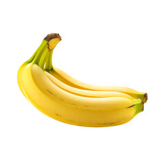 banana isolated white white and transparent background