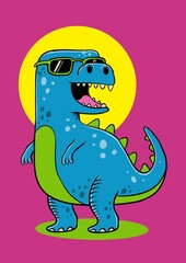 Cartoon Colorful drawing illustration