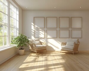 A Cozy Interior Design With Sunlight