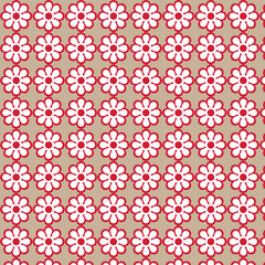 seamless pattern with flowers