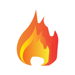 colored fire icon