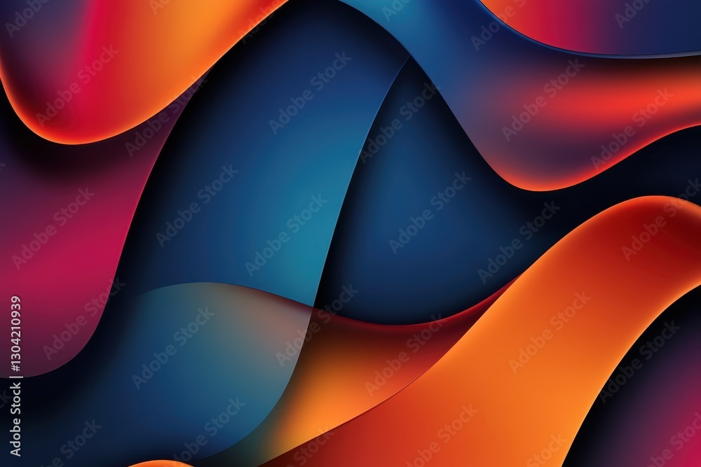 Poster swirls of vibrant colors create a dynamic and abstract composition that captivates the eye and spark