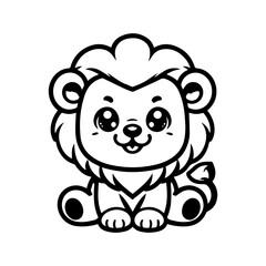 a illlustration of lion