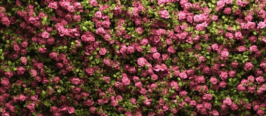Fototapeta premium Rose Garden Wall Background