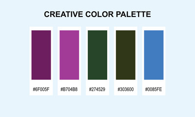 Color Pantone. color palette for fashion designers, business, and paints