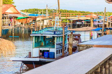 Panoramic nature background (mountains, sea, trees, twilight lights in the sky, waterfront communities), naturally blurred through the wind, seen on tourist spots or scenic spots
