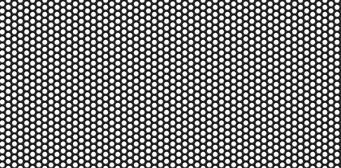 abstract grainy circle honeycomb grid loudspeaker mesh isolated background