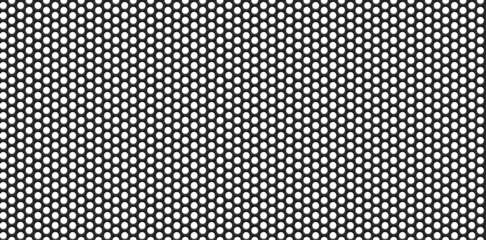 abstract grainy circle honeycomb grid loudspeaker mesh isolated background