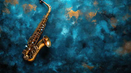 Naklejka premium International Jazz Day .Banner, Flyer, poster, copy space