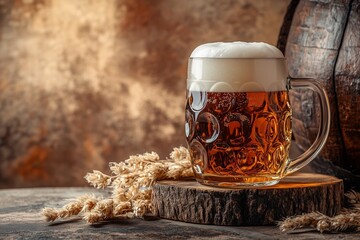 a background image of very cold beer for international beer day greetings