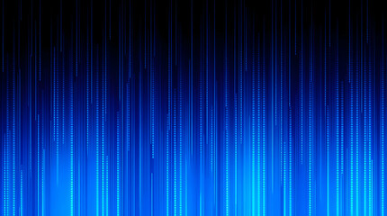 Vertical blue lines with a bright glow at the bottom, transitioning to a dark top, creating a dynamic, abstract background.