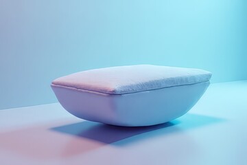 Pastel Colored Plush Pillow Display Mockup for Product Photography