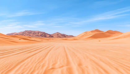 Naklejka premium Desert Dunes Landscape View