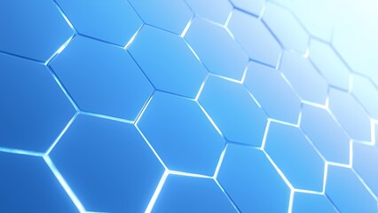 Hexagonal patterns digital space abstract art modern design close-up geometric aesthetics for creative projects