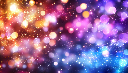 Obraz premium Festive Lights Abstract Background