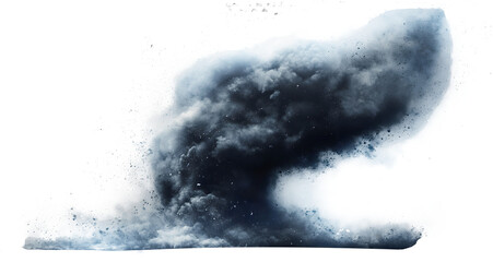 tornado on transparent backgroung