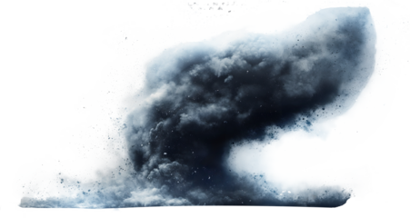 tornado on transparent backgroung
