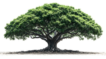 Banyan Tree on transparent backgroung