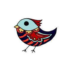 Textile template. Decorative folk element, decor