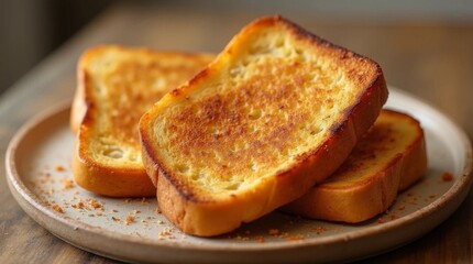 toasted bread with butter
