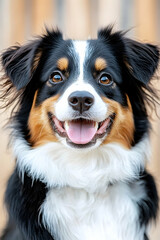 Happy Dog Portrait Outdoors