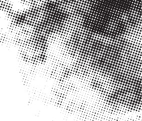 BLACK AND WHITE ABSTRACT HALFTONE BACKGROUND