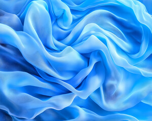 Obraz premium Light Blue Fabric Drape Texture