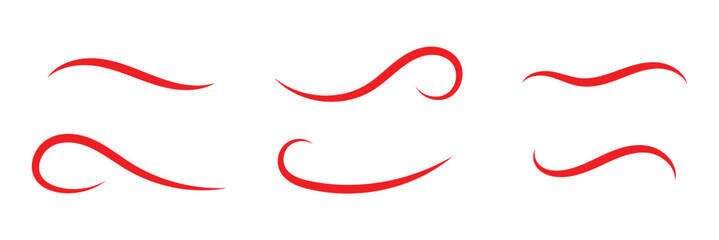 Text Tails Swoosh Baseball Sign, Typography font curve tail, font swoosh tail ornamental vector, Typographic swash and swooshes tails in eps 10.