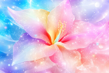 Magical Flower,  Colorful Abstract
