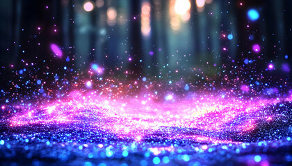 Fototapeta premium Magical Forest Floor Glow