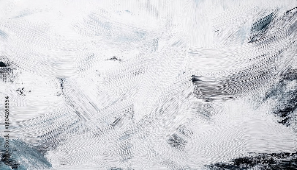 Poster textured abstract black and white brushstroke composition with dynamic contrast for modern background and artistic design

