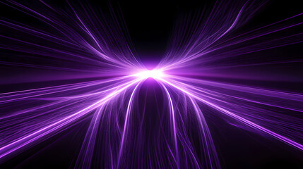 Abstract Purple Rays with Strong Visual Impact