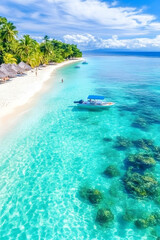 Fototapeta premium Tropical Island Beach Paradise