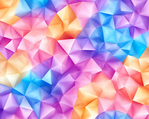 Obraz premium Vibrant Abstract Polygonal Background