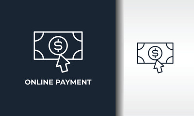 Online Payment Vector, Icon Or Logo Sign Isolated Symbol Illustration