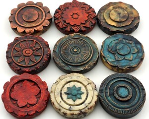 Decorative Round Handcrafted Beads