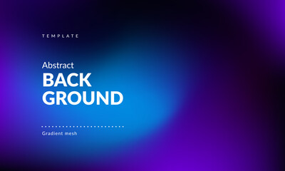 Abstract liquid background. Gradient mesh. Effect blend dark color. Blurred fluid colorful mix. Modern design template for web cover, ad banner, social media, header, presentation. Vector image EPS