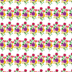 seamless pattern with flowers