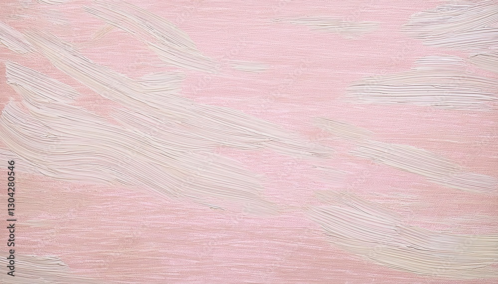 Poster textured pink plaster background with wavy relief pattern, soft pastel stucco surface for modern interior design and digital art

