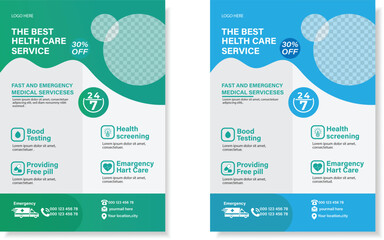 This is a profissional medical flyer design template,Idel for healthcare,clines,and hospital.The layout is clean and modern,ensuring a visually appealing and informative presentation.
