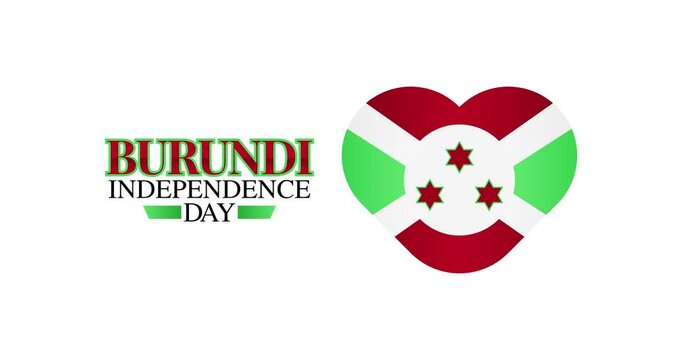 burundi independence day motion video, ideal for burundi independence day celebration