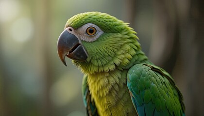  Compose a humorous tale about an excessively chattering parrot.-