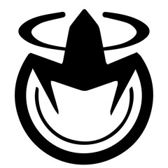 vector illustration of a halloween skull