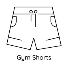 Workout Clothing – Shorts Representing Athletic and Active Wear
