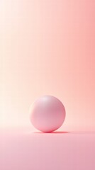Fototapeta premium A Soft Sphere in Pastel Tones: A simple, elegant composition featuring a delicate sphere, illuminated with a gradient of pastel shades.
