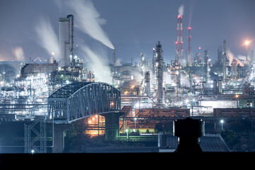 美しい工場夜景　岡山県	
