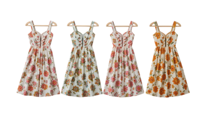 Collection of Floral Ranch Mini Dress islated on png