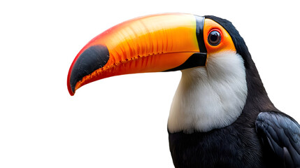 Naklejka premium toucan isolated on white background
