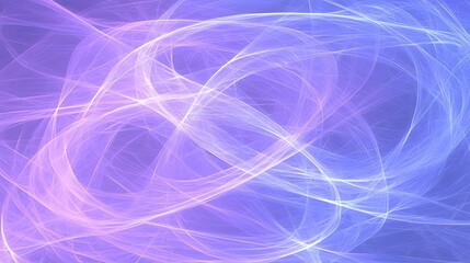 Fototapeta premium Abstract Light Waves in Purple and Blue Creating a Smooth Fluid Motion Background