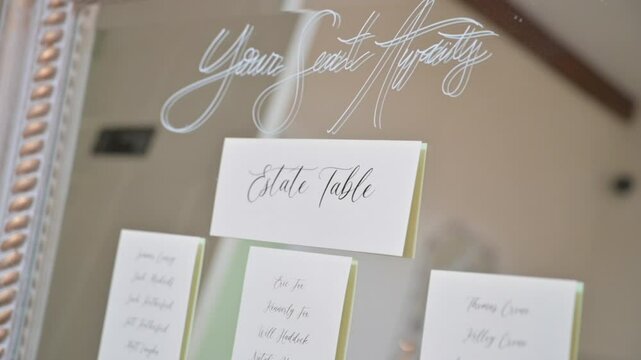 Wedding Event Seating Chart Table Unique Trendy Design Elegant Theme